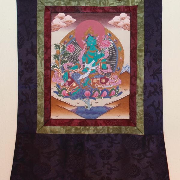 Thangka Grüne Tara